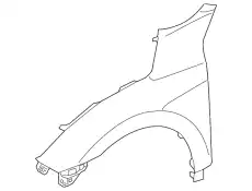 PANEL, L. FENDER 60261TGGA00ZZ HONDA