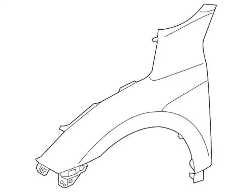 PANEL, R. FENDER 60211TBAA00ZZ HONDA