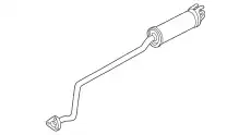 PIPE B, EX. 18220S5DA03 HONDA