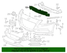 Усилитель бампера HONDA 71170SZTA01