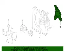 PROTECTOR, FAN MOTOR 38619PLCJ01 HONDA