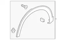 PROTECTOR, R. RR. WH 74410T7WA01 HONDA