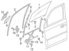 REGULATOR ASSY., R. 72211TG7A01 HONDA