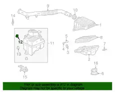 RUBBER, RESONATOR MO 17232P2A005 HONDA