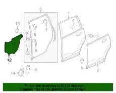 Ручка двери HONDA 72821TG7A01