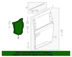 Ручка двери HONDA 72821TK8A11
