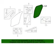 Ручка двери HONDA 72815TBAA01