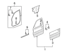 Ручка двери HONDA 72327SJCA01