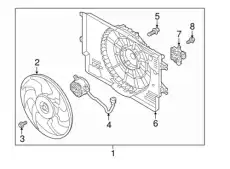 SHROUD-RADIATOR 25350G2000 MOBIS