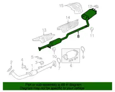 SILENCER COMP., EX. 18307T2FA01 HONDA