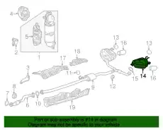 SILENCER COMP., L. E 18305TLAA54 HONDA
