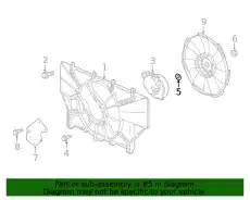 SPACER, FAN 904035K0A01 HONDA