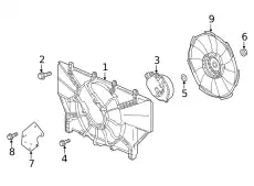 SPACER, FAN 904035K0A01 HONDA
