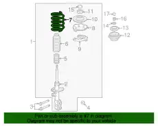 SPRING, FR. 51401TK6A02 HONDA