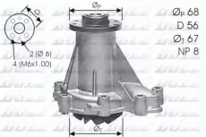Насос системы охлаждения (помпа) DOLZ M-176