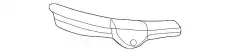 STIFFENER, L. FR. BU 71191S01A01 HONDA
