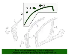 Ручка двери HONDA 72325T7WA01