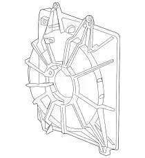 SUB SHROUD COMP. 38615RV0A01 HONDA