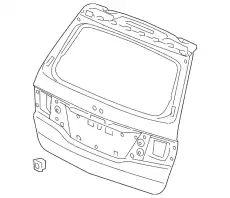 TAIL GATE COMP(DO 68100SHJ305ZZ HONDA