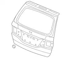 TAIL GATE COMP(DO 68100SHJ306ZZ HONDA