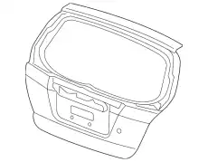 TAIL GATE COMP(DO 68100TK6A91ZZ HONDA