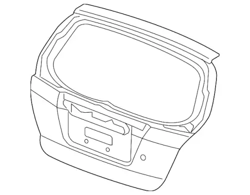 TAIL GATE COMP(DO 68100TK6A91ZZ HONDA