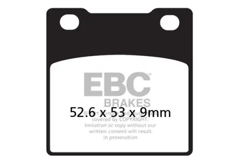 Тормозные колодки дисковые EBC FA063V
