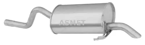 глушитель задняя часть Ren 10.085 ASMET
