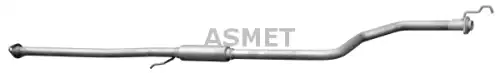 глушитель средняя часть Hond 13.009 ASMET