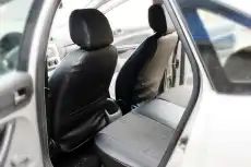Чехлы Ford Focus 2, экокожа черная/жаккард темно-серый FR1-2C DEFLY