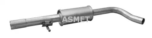глушитель средняя часть VW 21.013 ASMET