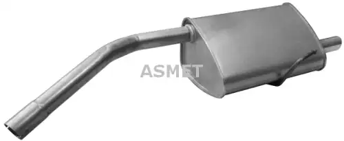 глушитель задняя часть AR 29.005 ASMET