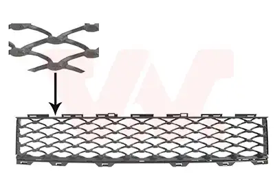 Решетка бампера VAN WEZEL 1614590