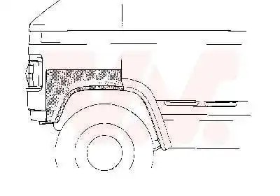 Боковина 305056 VAN WEZEL