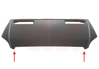 Капот двигателя 3077660 VAN WEZEL