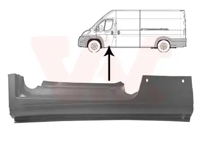 Порог 1651101 VAN WEZEL