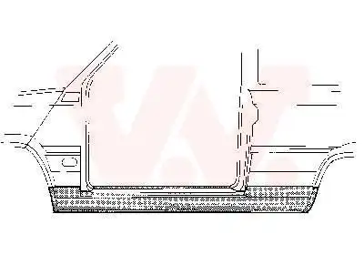 Порог 1707102 VAN WEZEL
