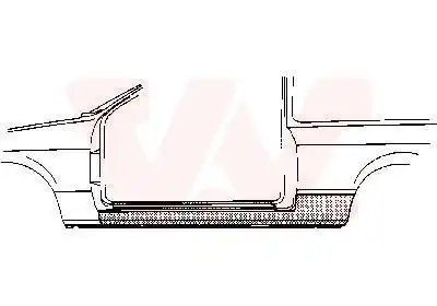 Порог 1734102 VAN WEZEL