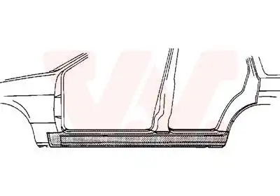 Порог 1828103 VAN WEZEL