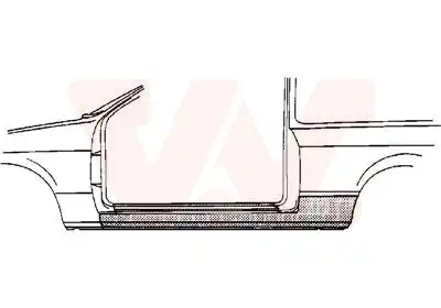 Порог 2523101 VAN WEZEL