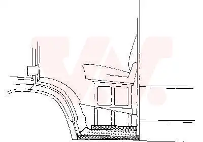 Порог 3070101 VAN WEZEL
