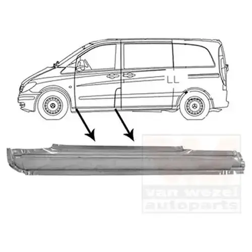 Порог 3080101 VAN WEZEL