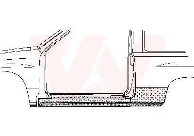 Порог 3770101 VAN WEZEL