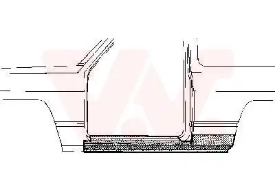 Порог 5240101 VAN WEZEL
