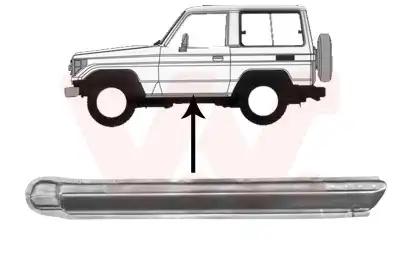 Порог 5379101 VAN WEZEL