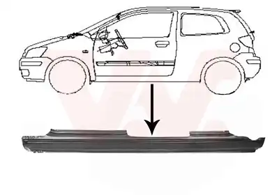 Порог 8251103 VAN WEZEL
