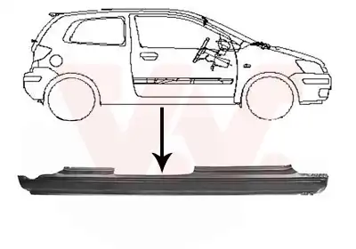 Порог 8251104 VAN WEZEL