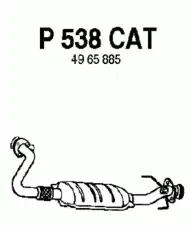 катализатор глушителя Saab P538CAT FENNO