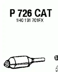 катализатор глушителя VW P726CAT FENNO
