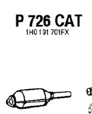 катализатор глушителя VW P726CAT FENNO